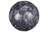 .9" Polished Purple Lepidolite Sphere - Photo 3